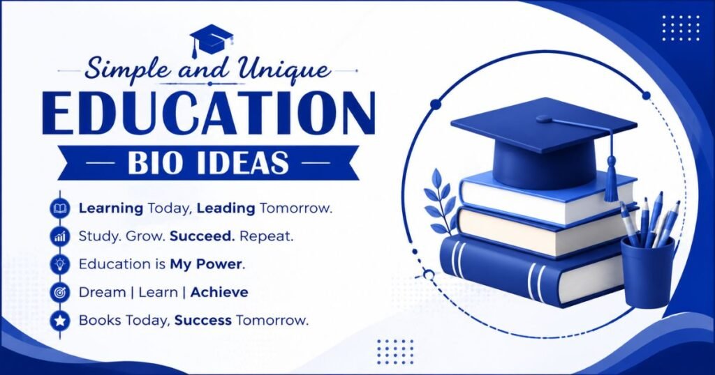 Simple and Unique Education Bio Ideas