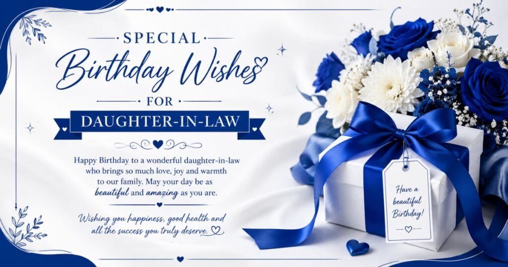 Special Birthday Wishes for Daughter-in-Law in English