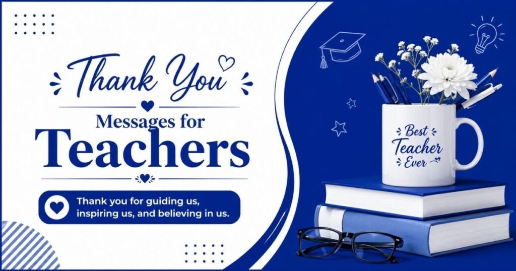 Thank You Messages for Teachers