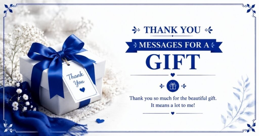 Thank You Messages for a Gift