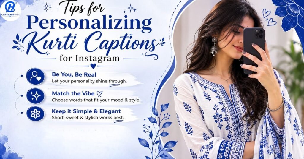 Tips for Personalizing Kurti Captions for Instagram