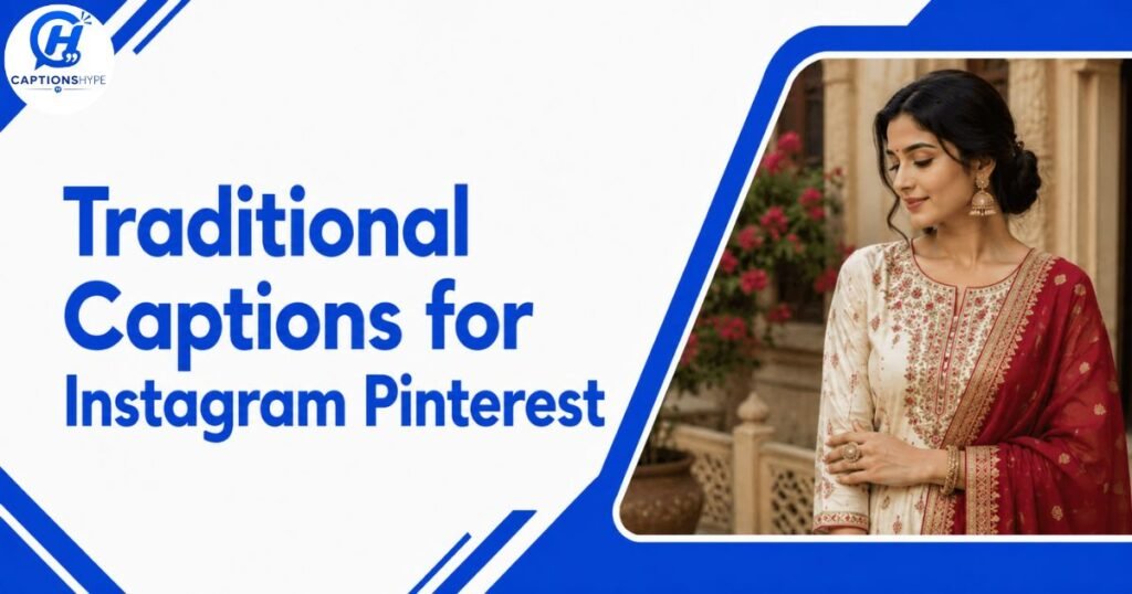 Traditional Captions for Instagram Pinterest