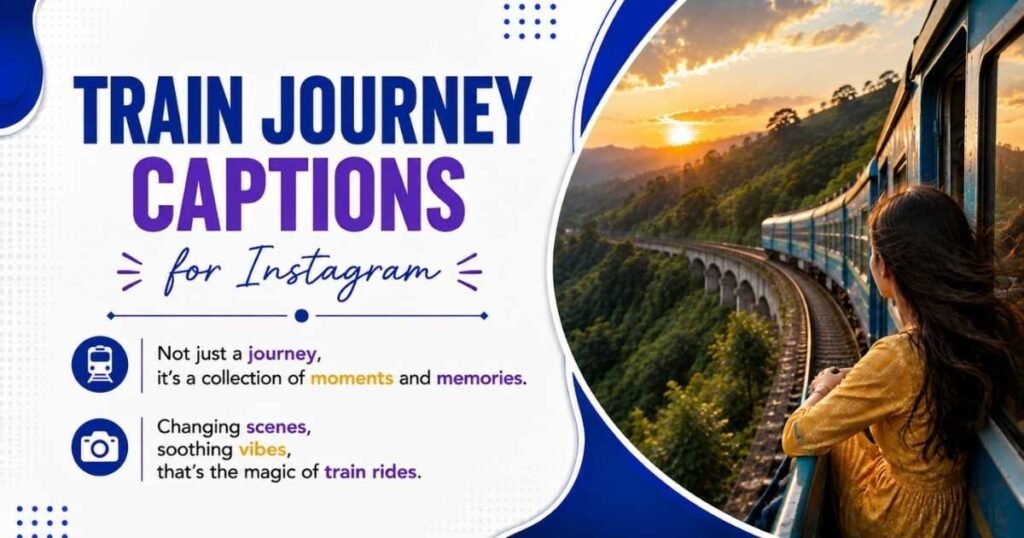 Train Journey Captions for Instagram