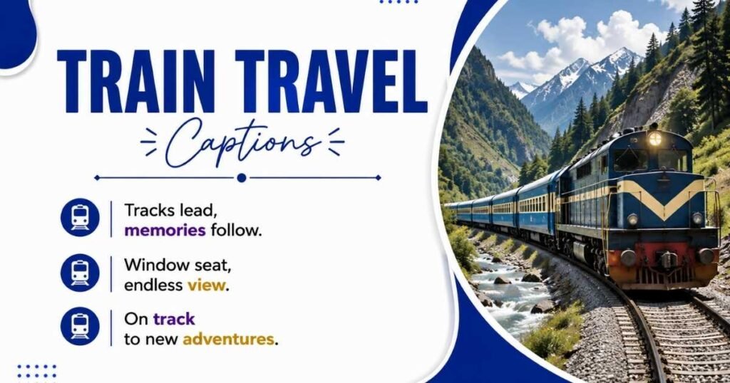 Train Travel Captions for Instagram