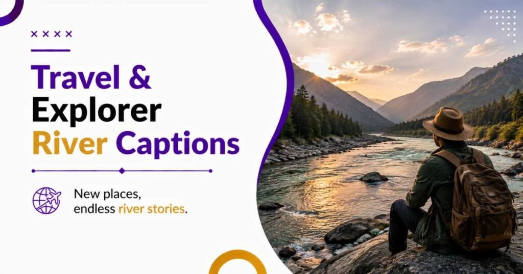 Travel & Explorer River Captions