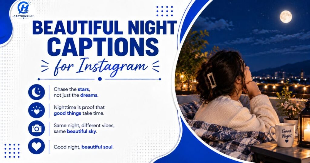 wonderful night captions for instagram, beautiful wonderful night captions for instagram