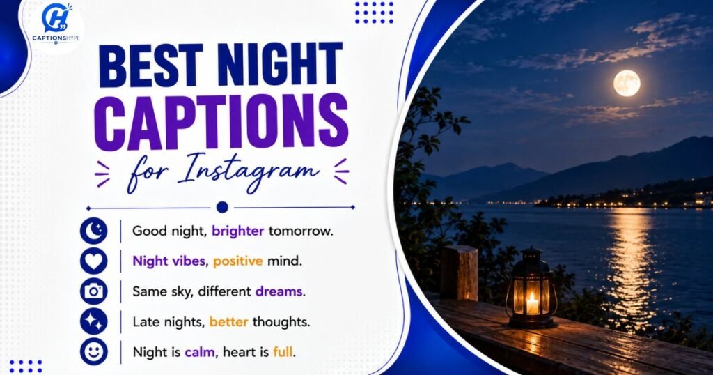 Best Night Captions for Instagram