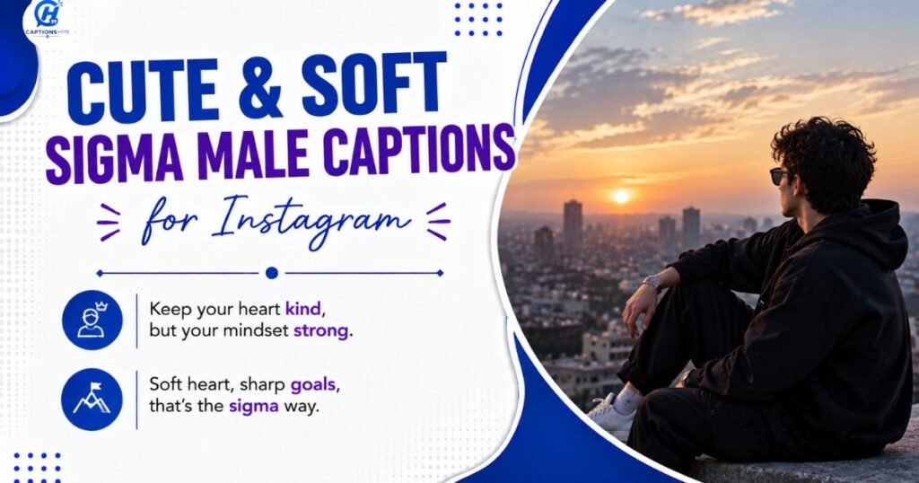 Cute & Soft Sigma Male Captions for Instagram