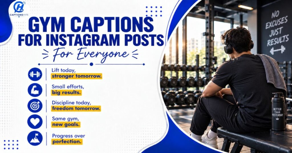 Gym Captions for Instagram Posts