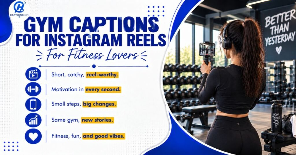 Gym Captions for Instagram Reels