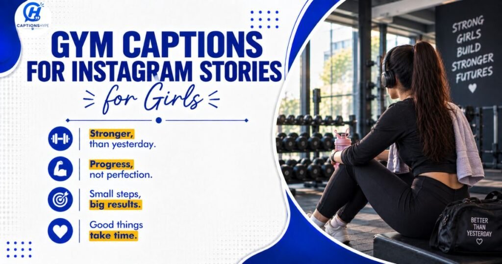 Gym Captions for Instagram Stories for Girls