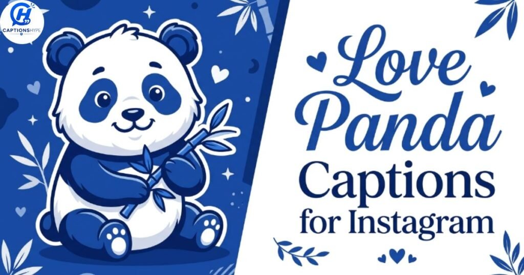 Love Panda Captions for Instagram