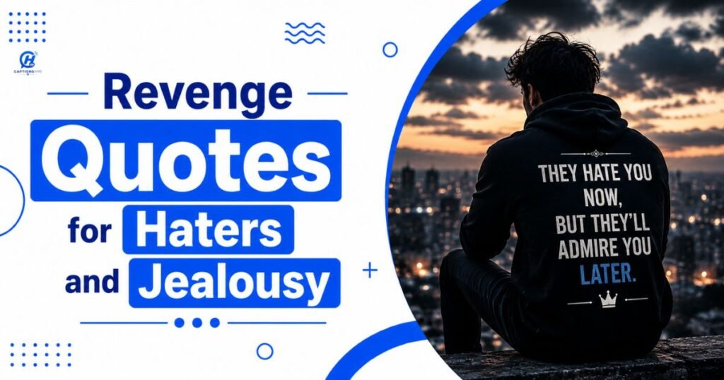 Revenge Quotes for Haters and Jealousy
