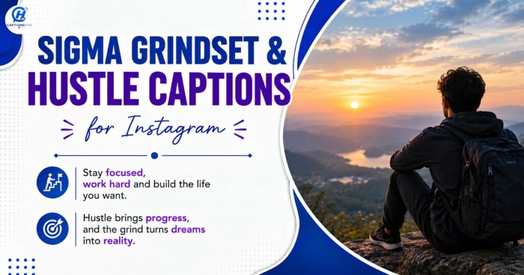 Sigma Grindset & Hustle Captions for Instagram
