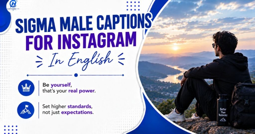 Sigma Male Captions for Instagram in English