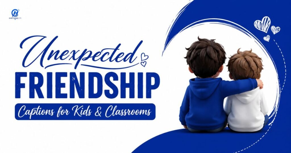 Unexpected Friendship Captions for Kids & Classrooms